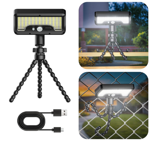Tripod Octopus Solar Outdoor Light