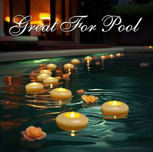 Floating LED Electronic Candle Light (Pack of 6)