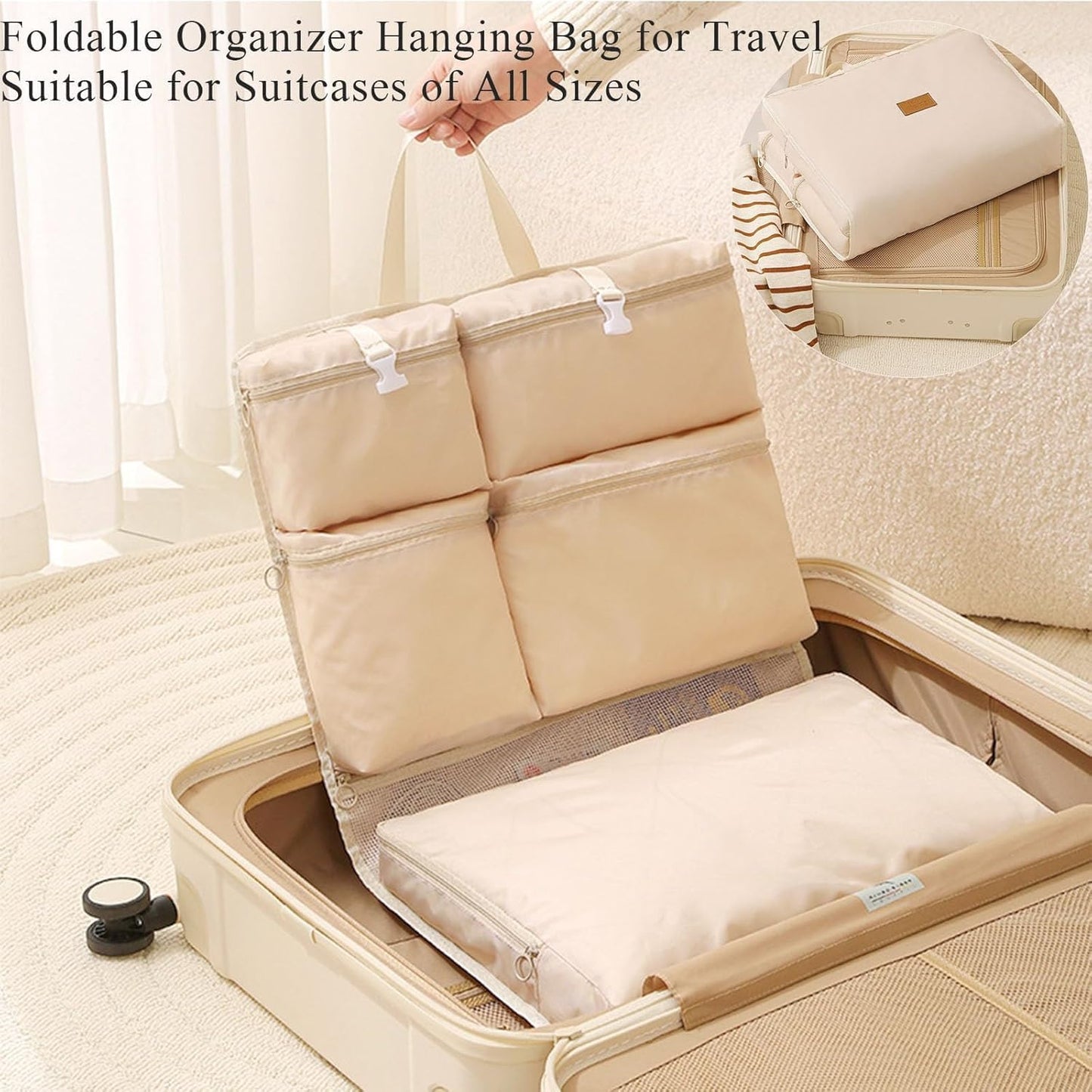 7-in-1 Travel Foldable Hanging Storage Bag