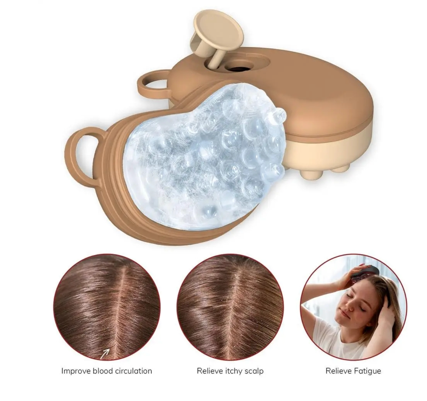 Ice Compress Scalp Massager Hair Growth Massage Comb