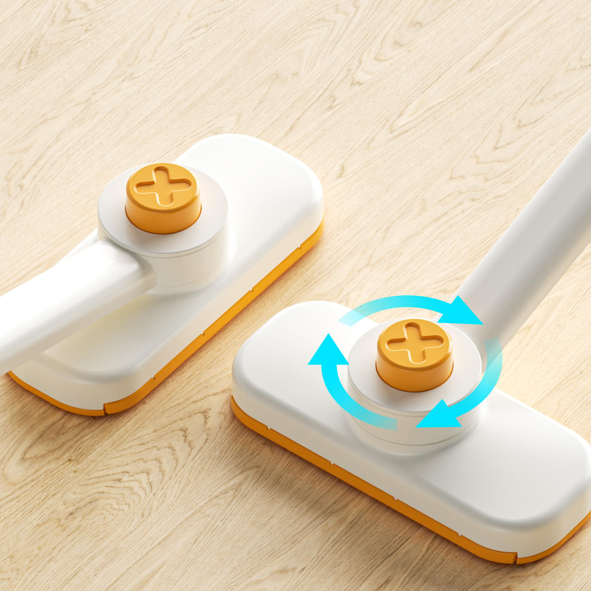 Mini Rotating Kitchen Mop With Replaceable Cloth