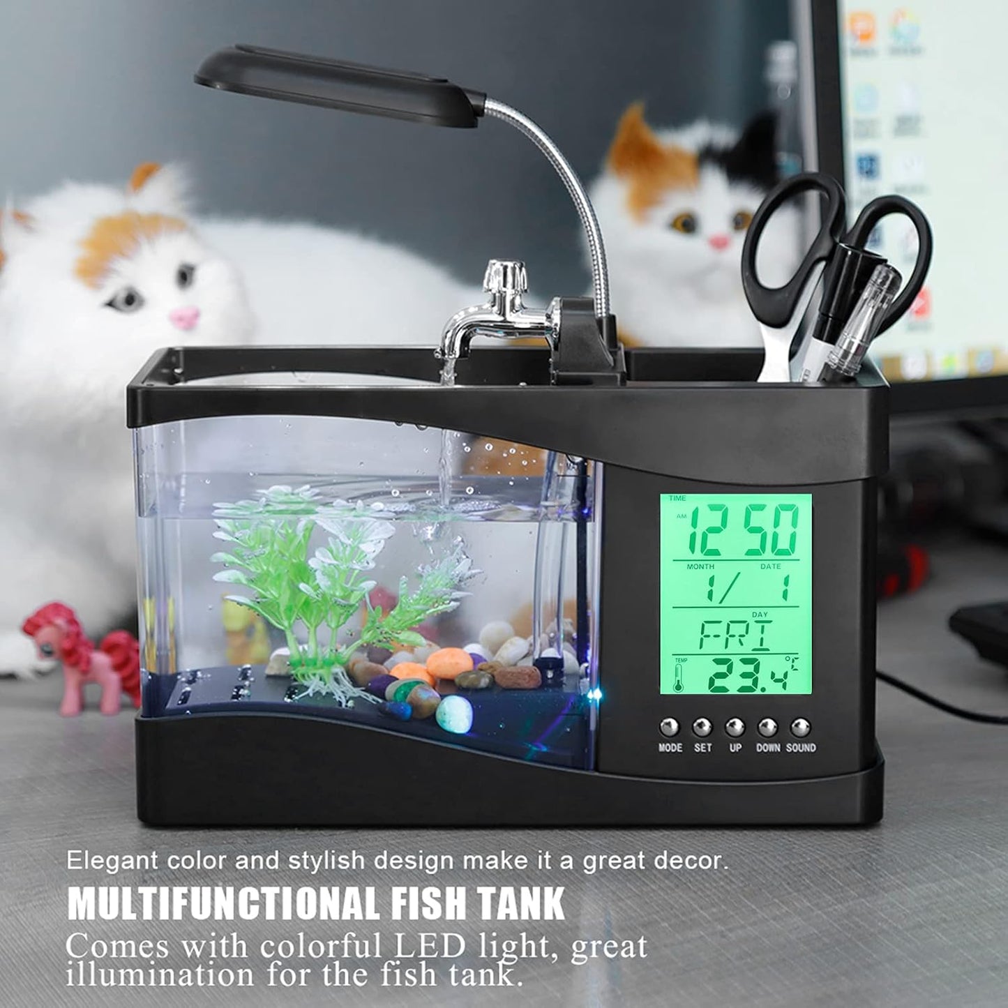 Mini Desktop Fish Tank Aquarium