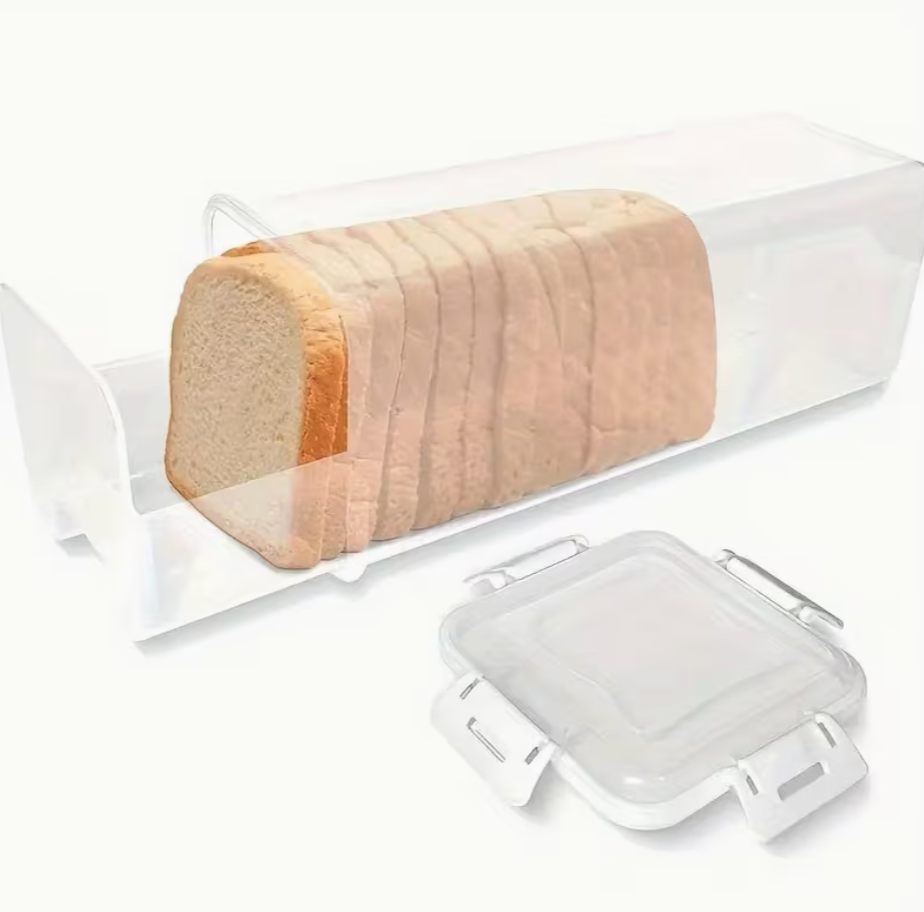Bread Storage Container with Sliding Tray
