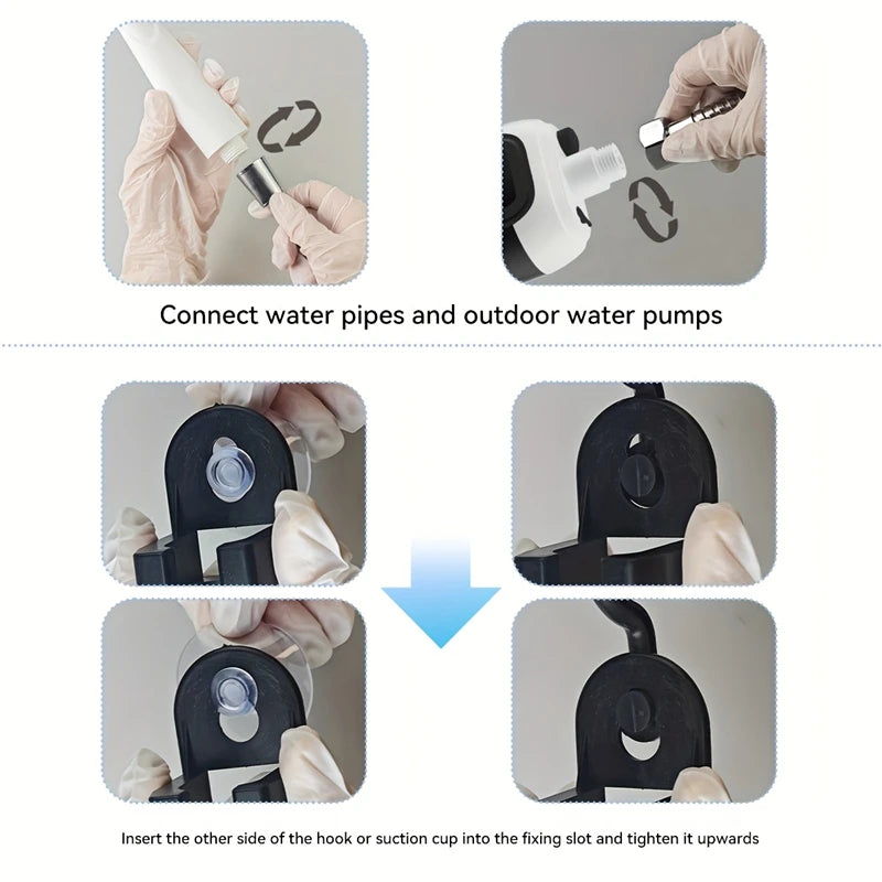 Rechargeable Portable Shower Head with Adjustable Pressure