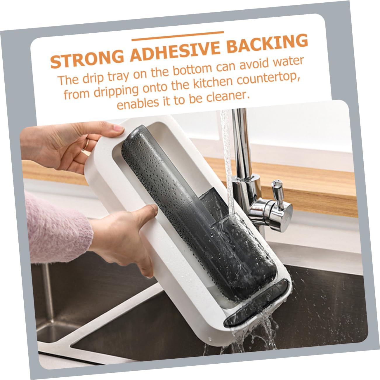 Kitchen Utensil Holder with Drainer