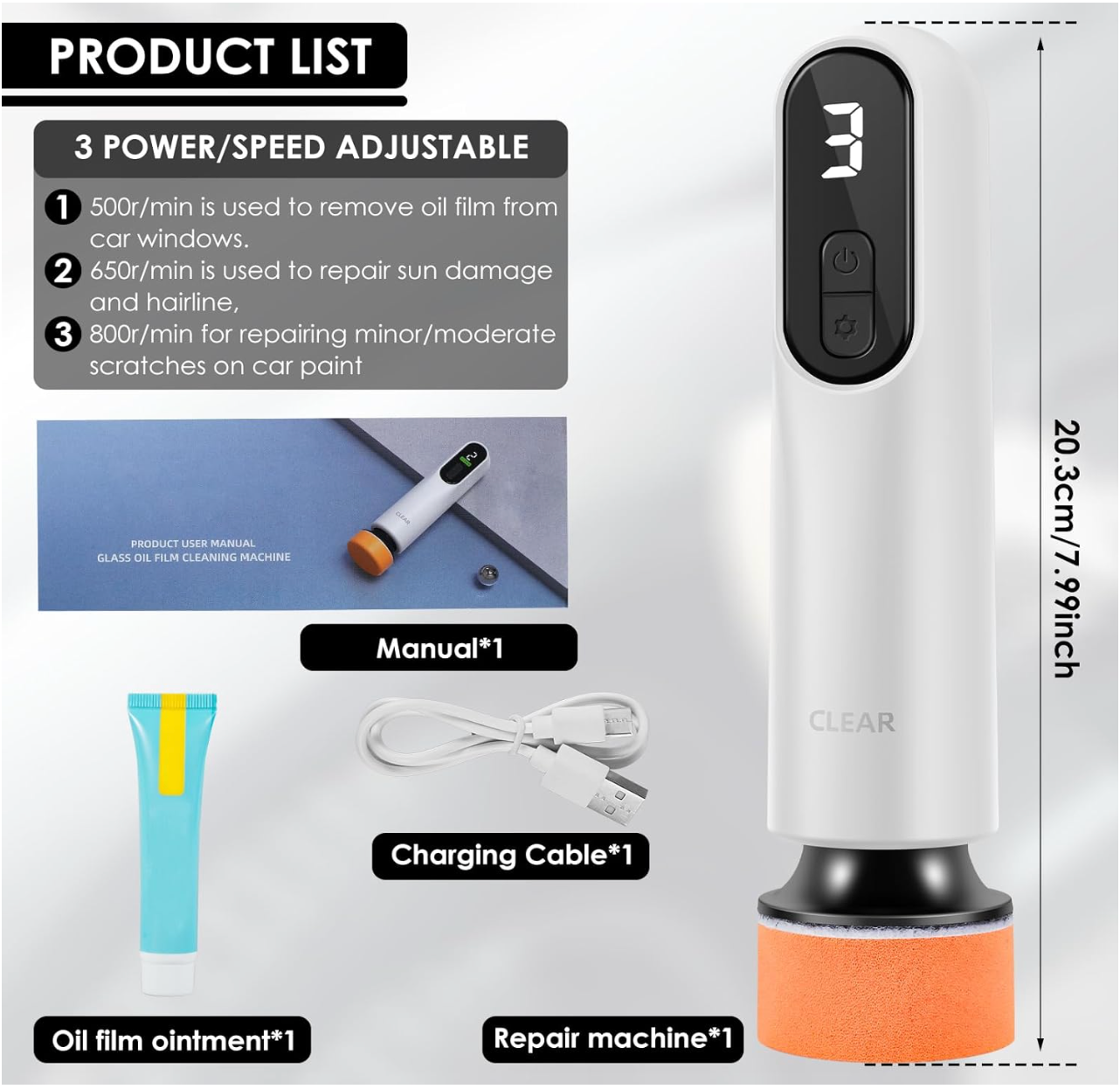 Mini Cordless Car Polishing Machine